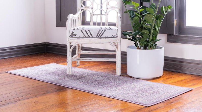 Heirloom Harbor Collection Area Rug -  Cove Runner Violet  lifestyle 63