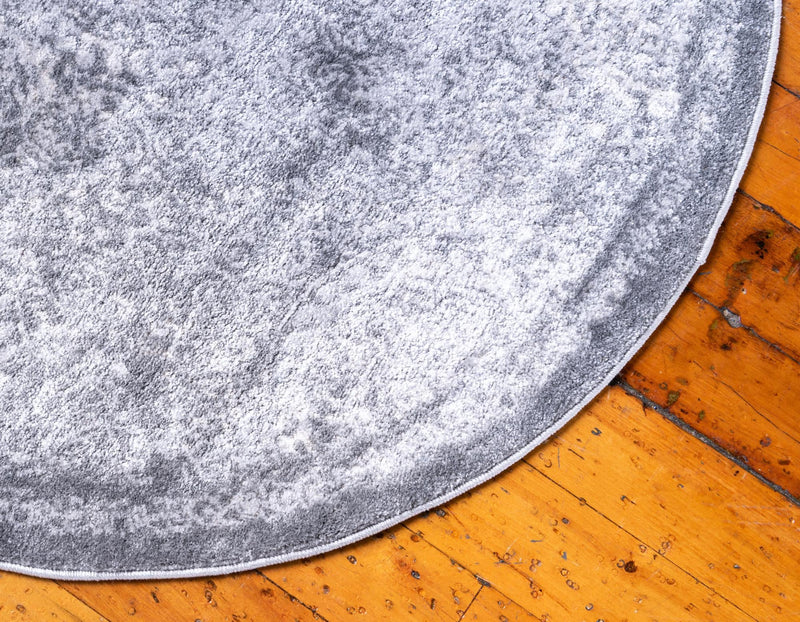 Heirloom Harbor Collection Area Rug -  Marina Round Gray  lifestyle 43