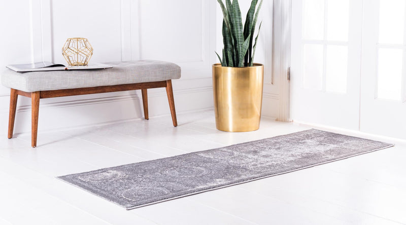Heirloom Harbor Collection Area Rug -  Marina Runner Gray  lifestyle 21