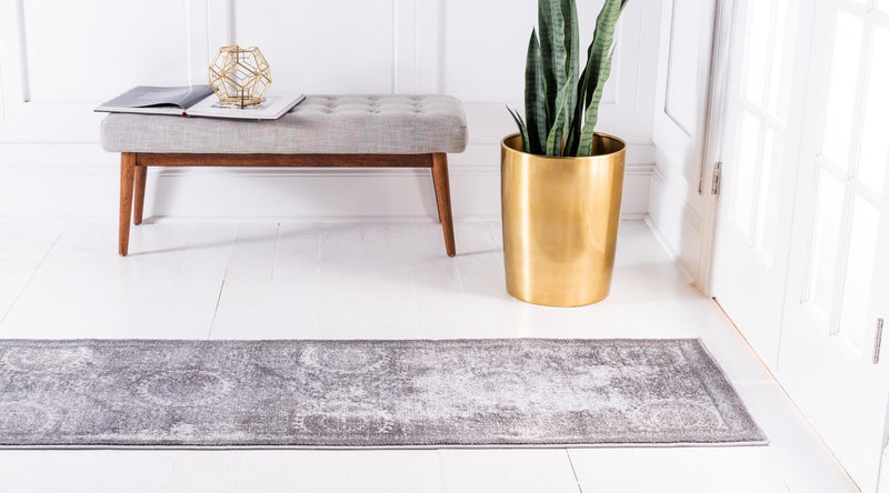 Heirloom Harbor Collection Area Rug -  Marina Runner Gray  lifestyle 25