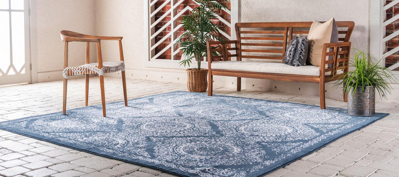 Heirloom Harbor Collection Area Rug -  Marina Square Dark Blue  lifestyle 42