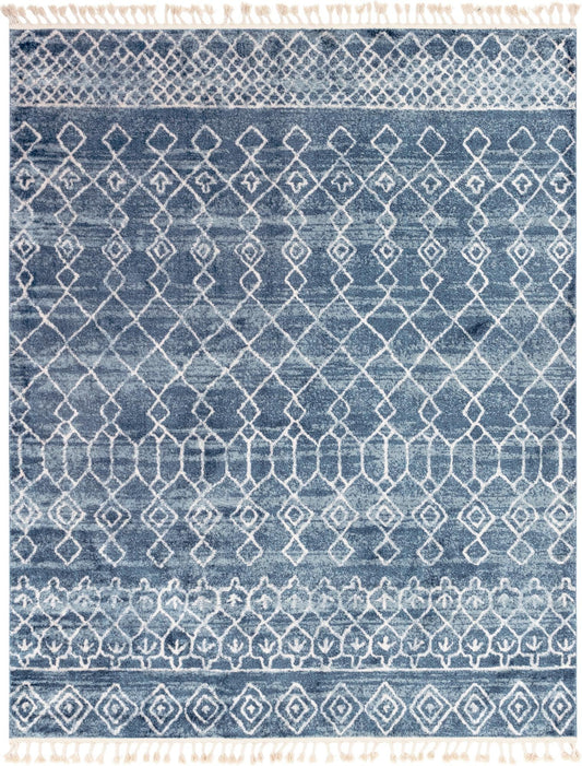Himalaya Heights Collection Area Rug - Everest Rectangle Dark Blue Main