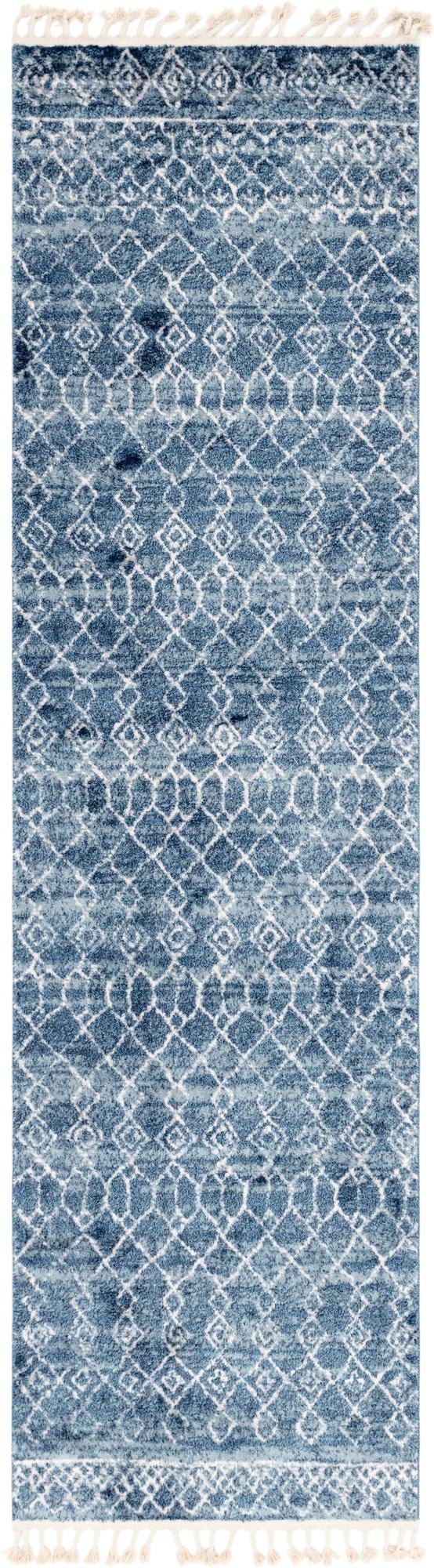 Himalaya Heights Collection Area Rug - Everest Runner Dark Blue  lifestyle 13