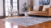 Himalaya Heights Collection Area Rug - Everest Square Dark Gray  lifestyle 59