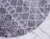 Himalaya Heights Collection Area Rug - Everest Round Dark Gray  lifestyle 64
