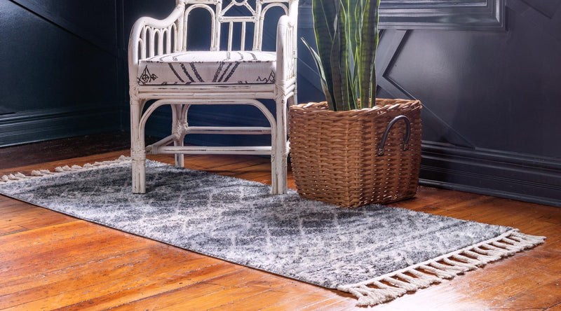 Himalaya Heights Collection Area Rug - Everest Runner Dark Gray  lifestyle 60