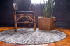 Himalaya Heights Collection Area Rug - Everest Round Ivory  lifestyle 74