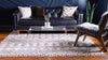 Himalaya Heights Collection Area Rug - Everest Square Brown  lifestyle 76