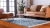 Himalaya Heights Collection Area Rug -  Annapurna Rectangle Dark Blue  lifestyle 3