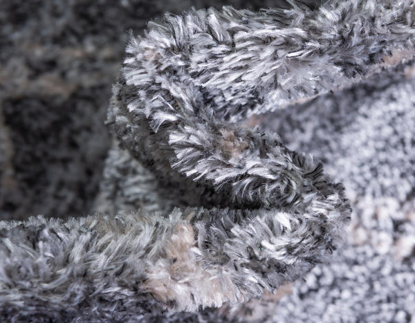 Himalaya Heights Collection Area Rug -  Annapurna Square Gray  lifestyle 47