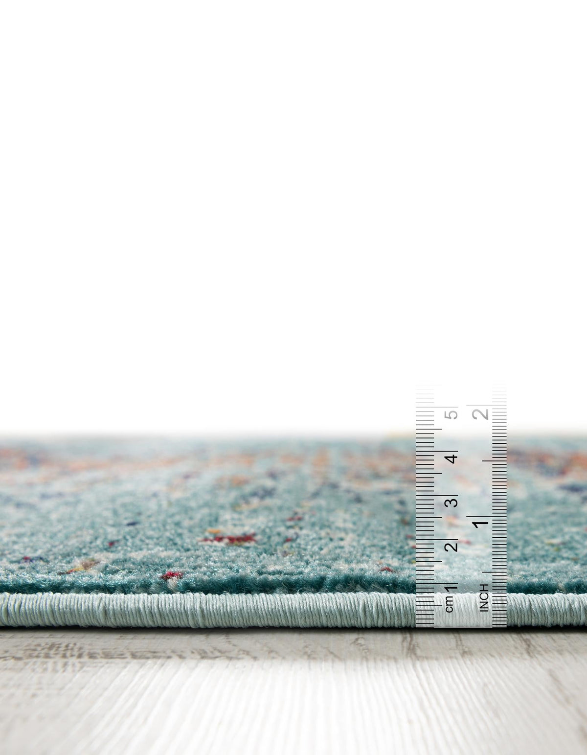 Venetian Tapestry Collection Area Rug -  Giudecca Rectangle Turquoise  lifestyle 7