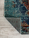 Venetian Tapestry Collection Area Rug -  Giudecca Rectangle Turquoise  lifestyle 9
