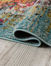 Venetian Tapestry Collection Area Rug -  SanMarco Rectangle Turquoise  lifestyle 9
