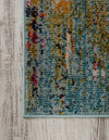 Venetian Tapestry Collection Area Rug -  SanMarco Rectangle Turquoise  lifestyle 11