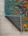 Venetian Tapestry Collection Area Rug -  SanMarco Rectangle Turquoise  lifestyle 12
