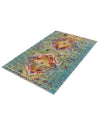 Venetian Tapestry Collection Area Rug -  SanMarco Rectangle Turquoise  lifestyle 8