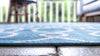 Patio Paradise Collection Area Rug - Lagoon Rectangle Blue  lifestyle 9