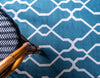 Patio Paradise Collection Area Rug - Lagoon Rectangle Blue  lifestyle 11