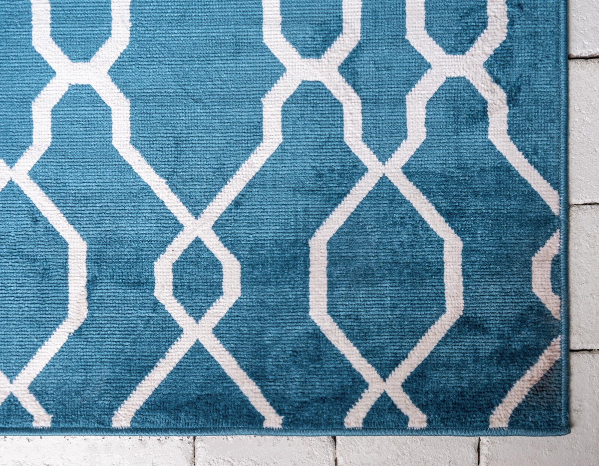 Patio Paradise Collection Area Rug - Lagoon Rectangle Blue  lifestyle 17