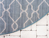 Patio Paradise Collection Area Rug - Lagoon Round Blue  lifestyle 39