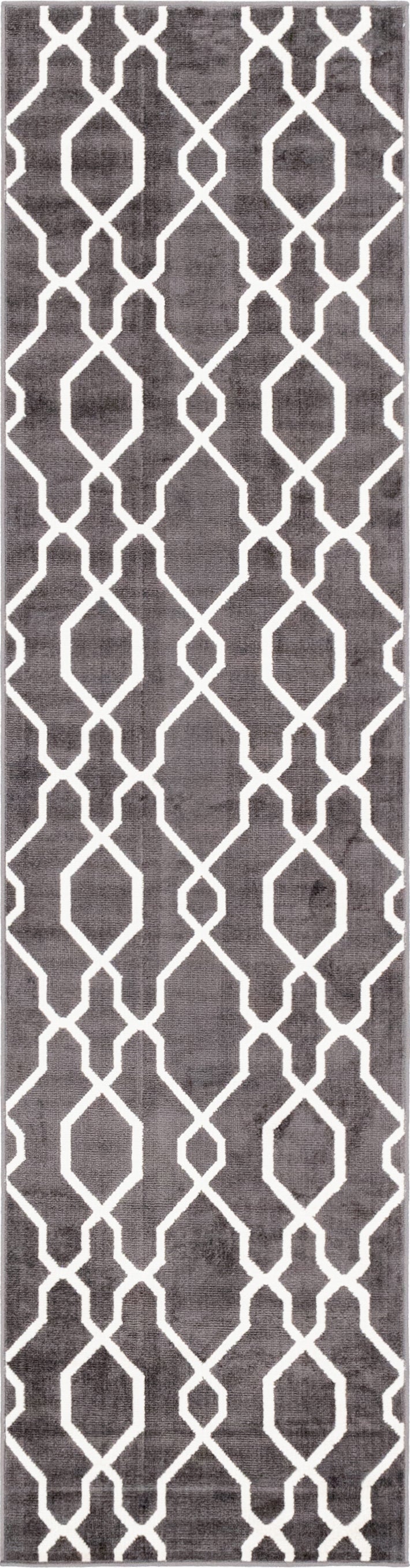 Patio Paradise Collection Area Rug - Lagoon Runner Dark Gray  lifestyle 47