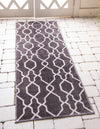 Patio Paradise Collection Area Rug - Lagoon Runner Dark Gray  lifestyle 45