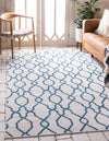 Patio Paradise Collection Area Rug - Lagoon Rectangle Cream  lifestyle 4