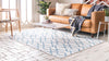 Patio Paradise Collection Area Rug - Lagoon Rectangle Cream  lifestyle 6