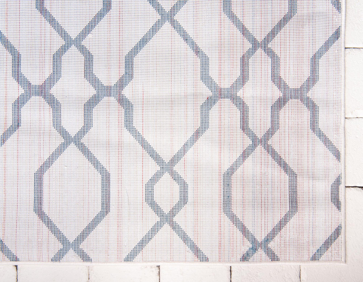 Patio Paradise Collection Area Rug - Lagoon Rectangle Cream  lifestyle 20