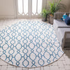 Patio Paradise Collection Area Rug - Lagoon Round Cream  lifestyle 46