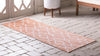Patio Paradise Collection Area Rug - Lagoon Runner Peach  lifestyle 56
