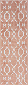 Patio Paradise Collection Area Rug - Lagoon Runner Peach  lifestyle 41