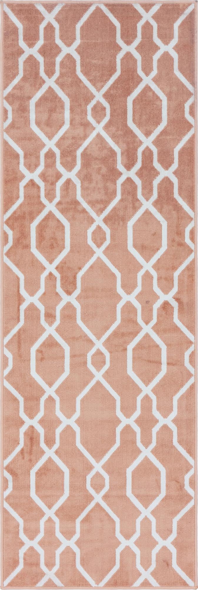 Patio Paradise Collection Area Rug - Lagoon Runner Peach  lifestyle 41