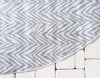 Patio Paradise Collection Area Rug -  Cove Round Blue  lifestyle 77