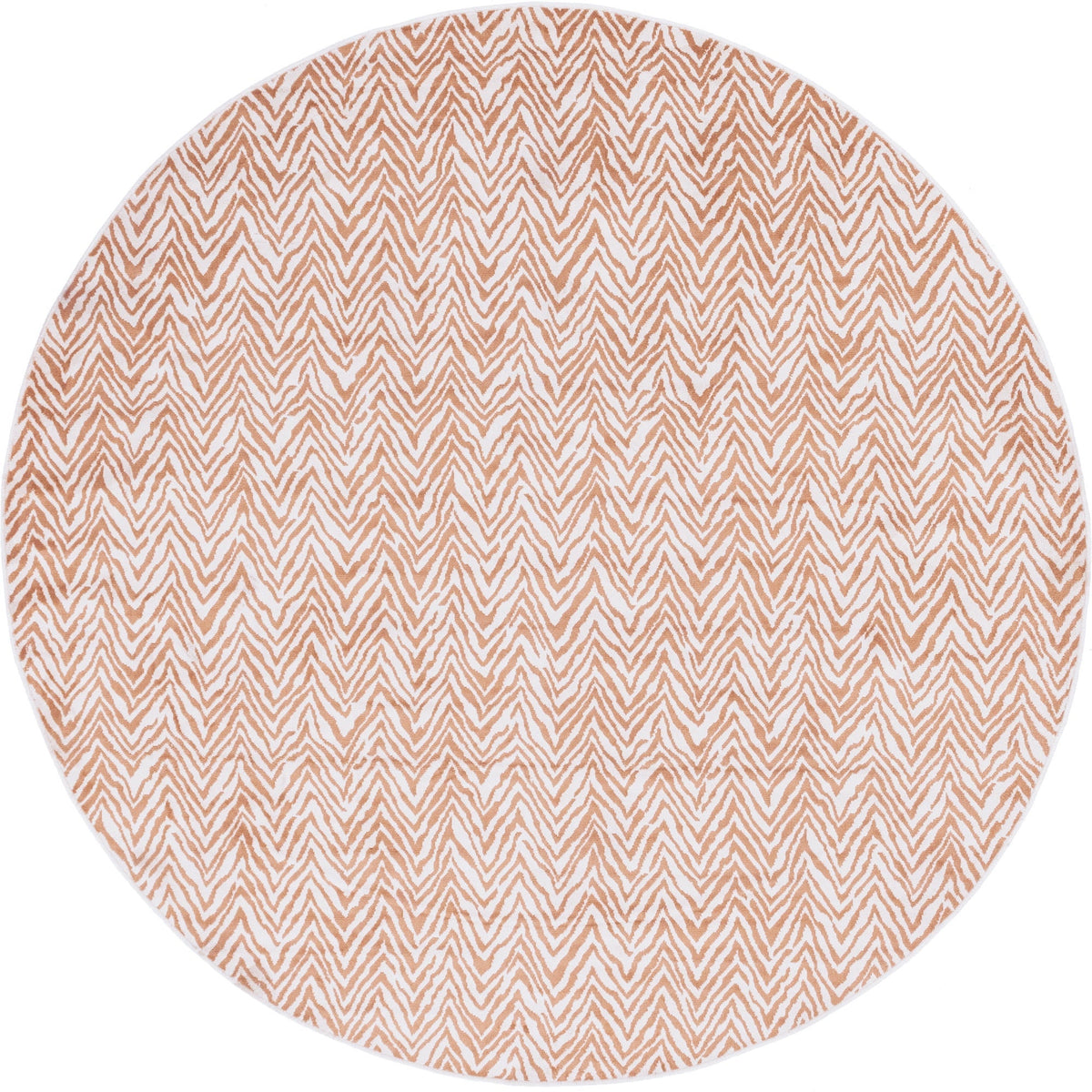 Patio Paradise Collection Area Rug -  Cove Round Peach  lifestyle 35