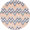 Patio Paradise Collection Area Rug -  Retreat Round Multi  lifestyle 11