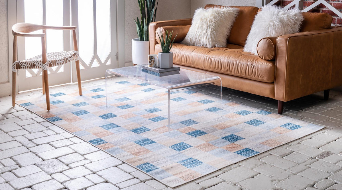 Patio Paradise Collection Area Rug -  Bungalow Rectangle Cream  lifestyle 3