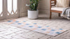 Patio Paradise Collection Area Rug -  Bungalow Runner Cream  lifestyle 16