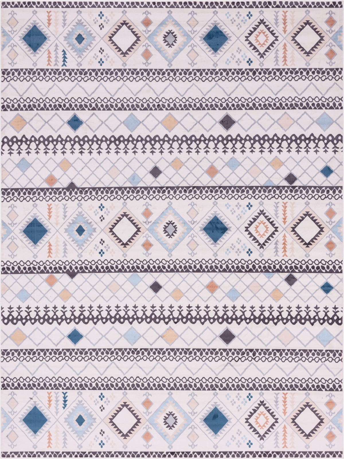 Patio Paradise Collection Area Rug -  Cabana Rectangle Ivory Main