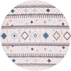 Patio Paradise Collection Area Rug -  Cabana Round Ivory  lifestyle 11
