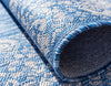 Patio Perimeter Collection Area Rug -  Lanai Rectangle Blue  lifestyle 5