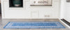 Patio Perimeter Collection Area Rug -  Lanai Runner Blue  lifestyle 86