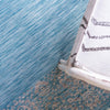 Patio Perimeter Collection Area Rug -  Lanai Rectangle Aqua  lifestyle 10