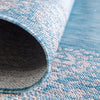 Patio Perimeter Collection Area Rug -  Lanai Rectangle Aqua  lifestyle 12