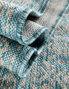 Terrace Fringe Collection Area Rug -  Lanai Rectangle Aqua  lifestyle 44