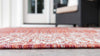 Patio Perimeter Collection Area Rug -  Lanai Runner Rust Red  lifestyle 94