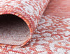 Patio Perimeter Collection Area Rug -  Lanai Runner Rust Red  lifestyle 108