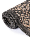 Patio Perimeter Collection Area Rug -  Lanai Rectangle Charcoal Gray  lifestyle 32