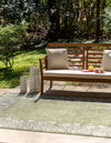Patio Perimeter Collection Area Rug -  Lanai Rectangle Green  lifestyle 2