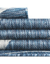 Seaside Blooms Collection Area Rug -  Azure Rectangle Blue  lifestyle 16